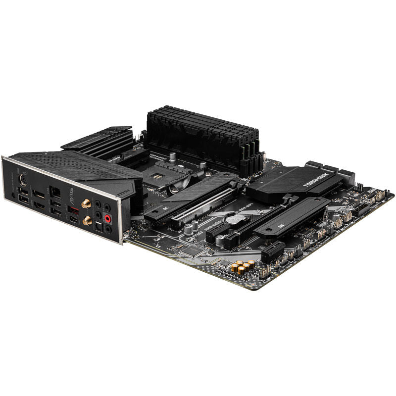 Oversikt av MSI MAG B550 Tomahawk Max WiFi hovedkortets I/O-porter