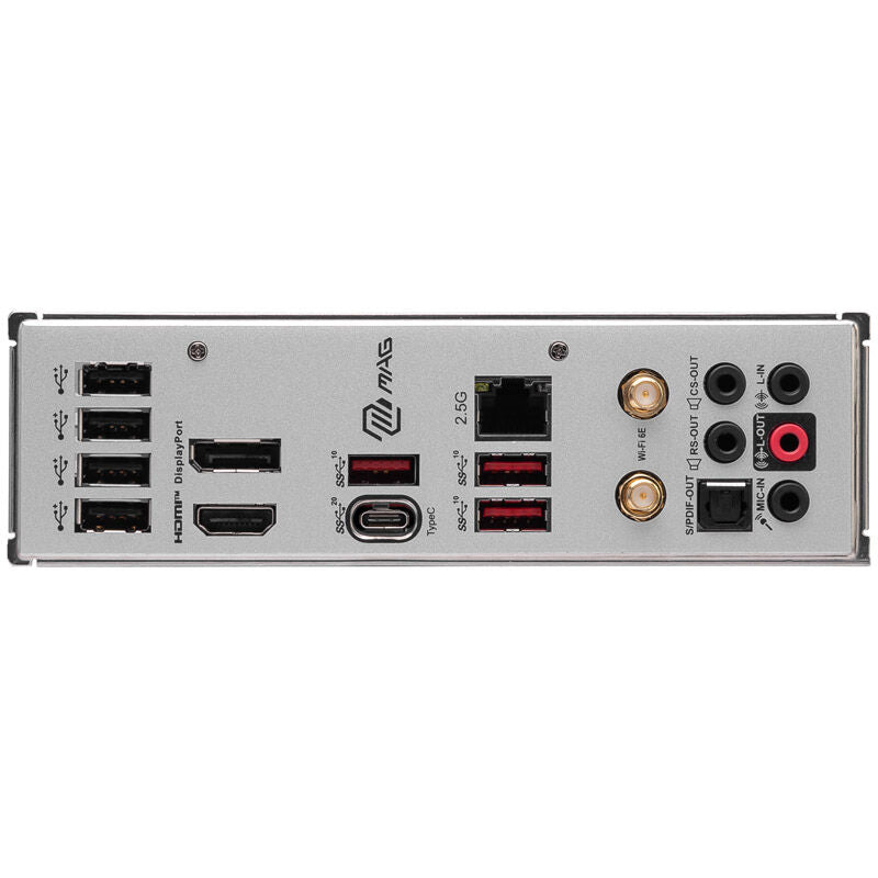 MSI MAG B760M Mortar WiFi II hovedkort montert i PC