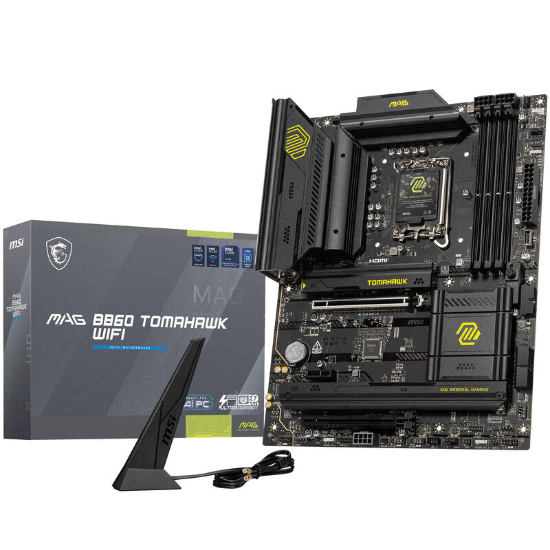 MSI MAG B860 Tomahawk WiFi hovedkort forfra