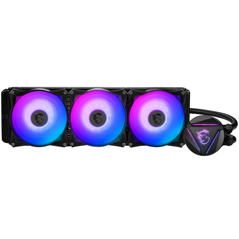 MSI MAG CoreLiquid 360R V2 ARGB AIO vannkjøling montert i PC