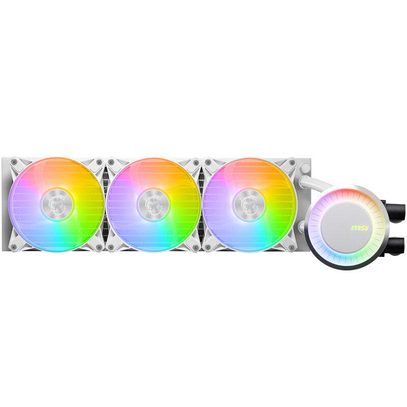 MSI MAG Coreliquid E360 White AIO pumpe med belysning