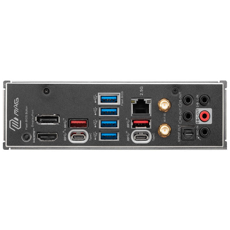 Montert MSI MAG X670E Tomahawk WiFi i PC-kabinett