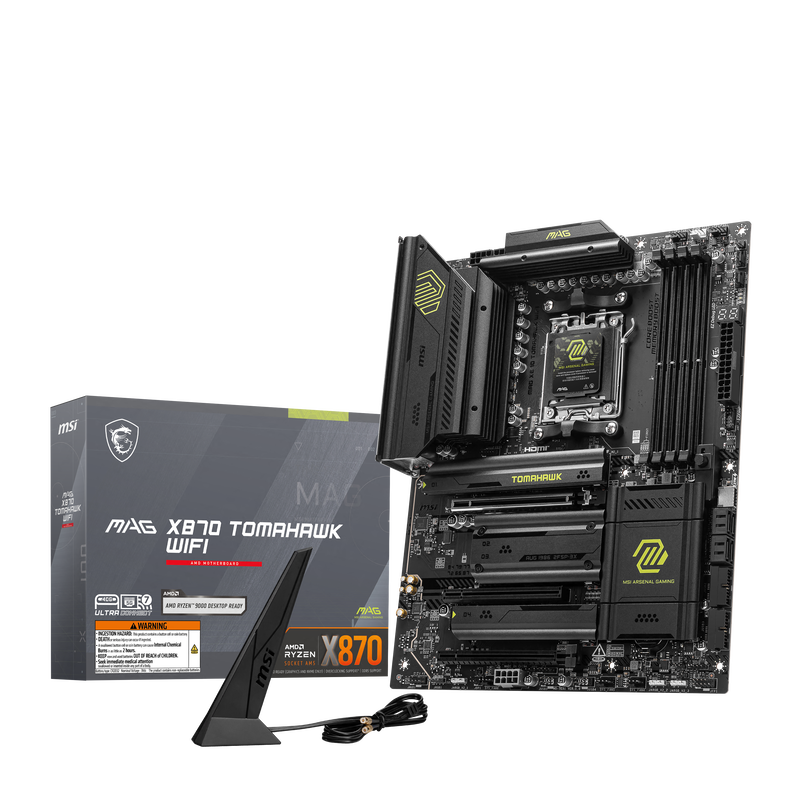 MSI MAG X870 Tomahawk WiFi hovedkort forfra
