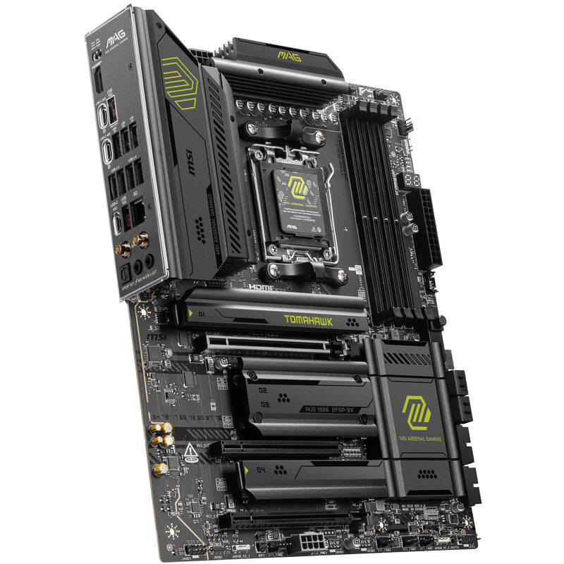 MSI MAG X870E Tomahawk WiFi hovedkort bakside