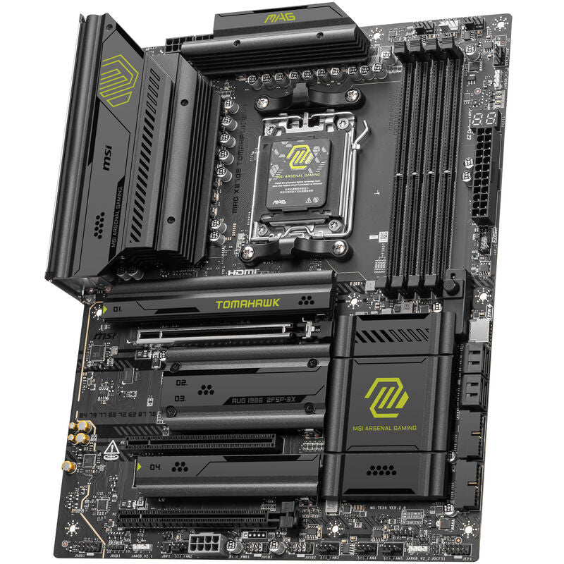 MSI MAG X870E Tomahawk WiFi hovedkort med RGB-belysning