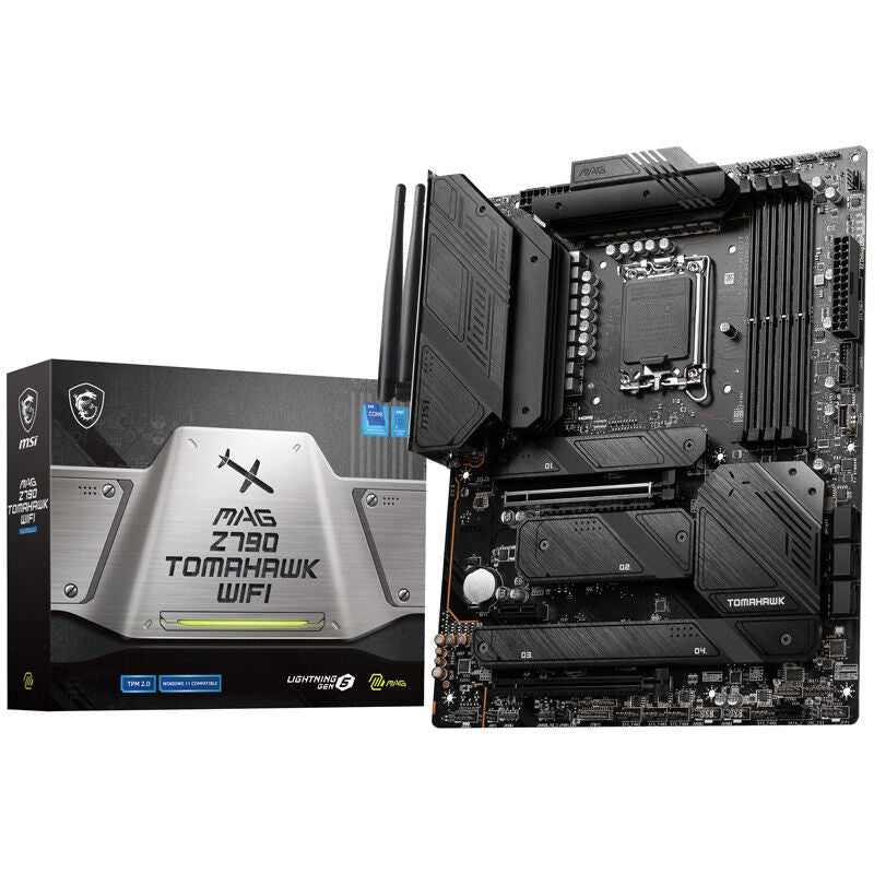 MSI MAG Z790 Tomahawk WiFi hovedkort forfra