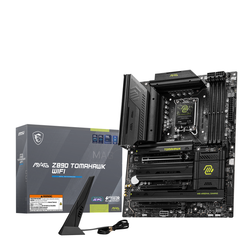 MSI MAG Z890 Tomahawk WiFi hovedkort forfra