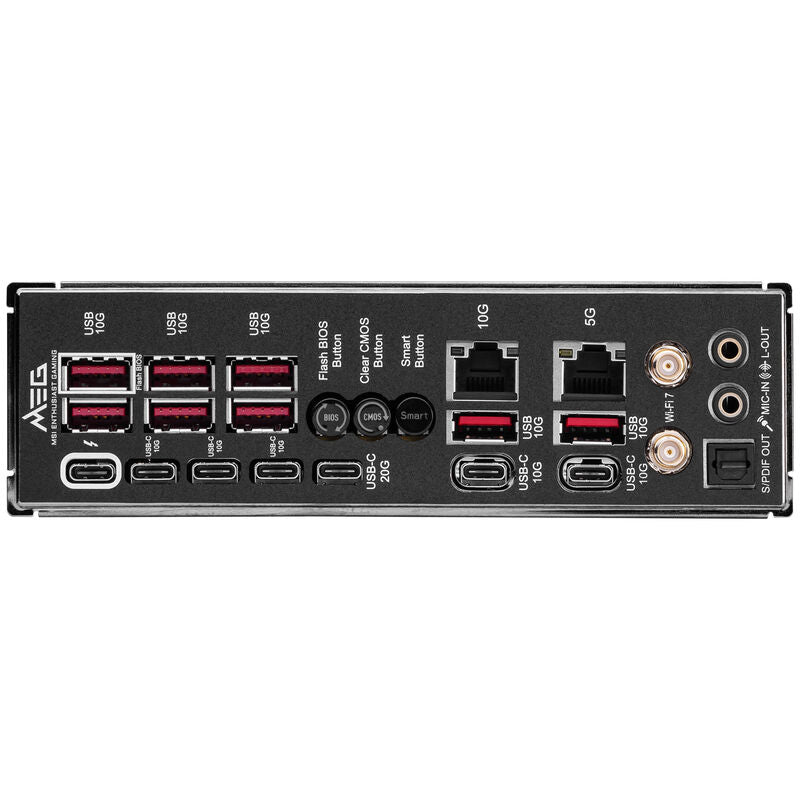Detalj av MSI MEG Z890 Godlike hovedkort med VRM-kjøler