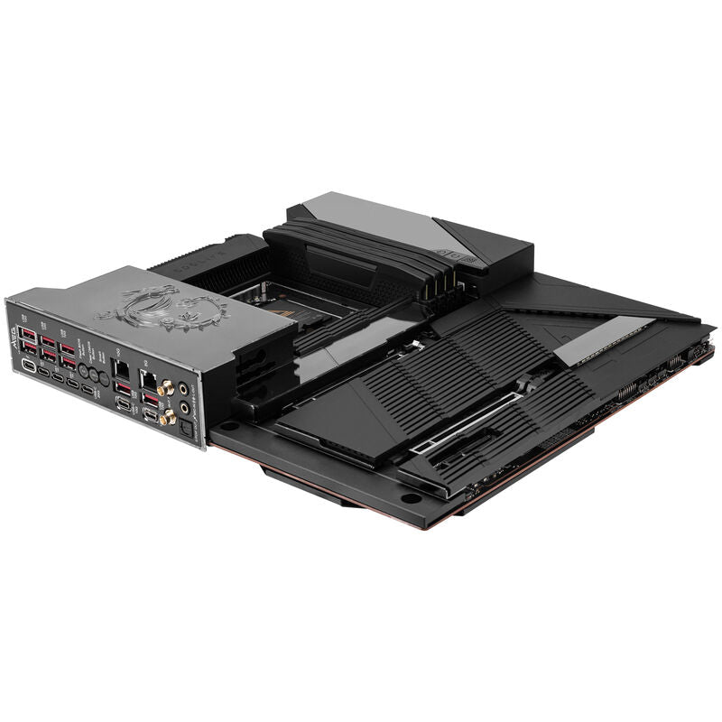Montert MSI MEG Z890 Godlike hovedkort i gaming-PC