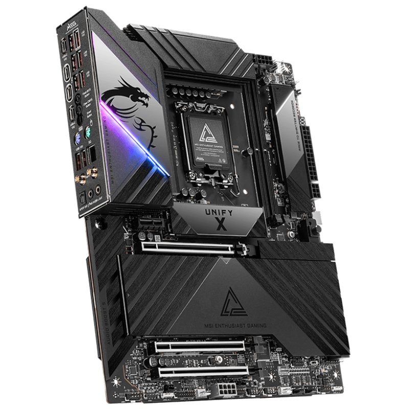 MSI MEG Z890 Unify-X hovedkort bakside