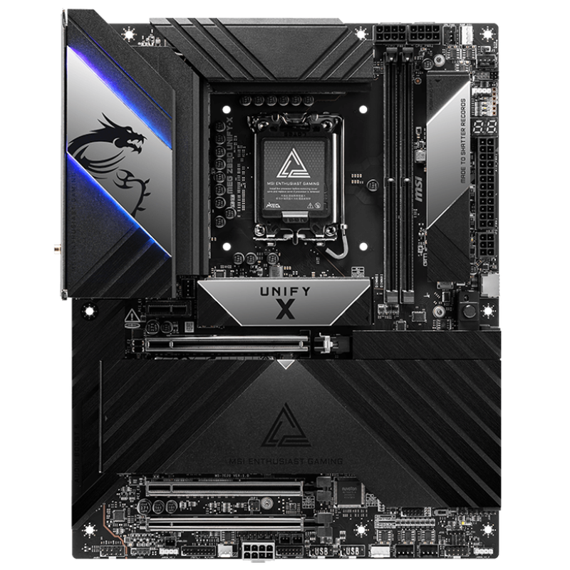 Detaljbilde av MSI MEG Z890 Unify-X hovedkort
