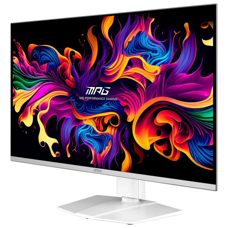 MSI MPG 321URXWDE 31,5" gamingskjerm 240 Hz nærbilde av skjerm