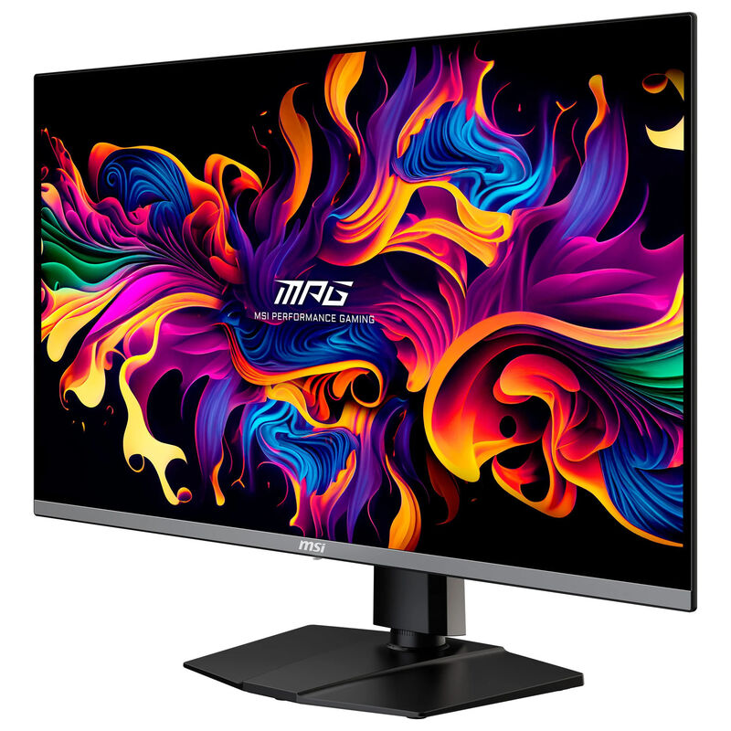 MSI MPG 322URXDE QD-OLED gamingskjerm detalj av panel