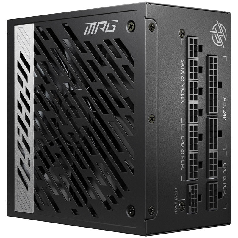 MSI MPG A1000G PCIe5 strømforsyning helmodulære kabler
