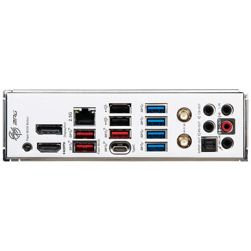 MSI MPG B650 Edge WiFi montert i PC-kabinett