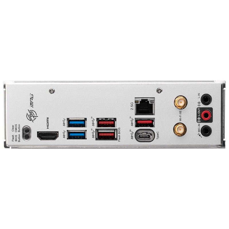 Montert MSI MPG B650I Edge WiFi hovedkort i PC