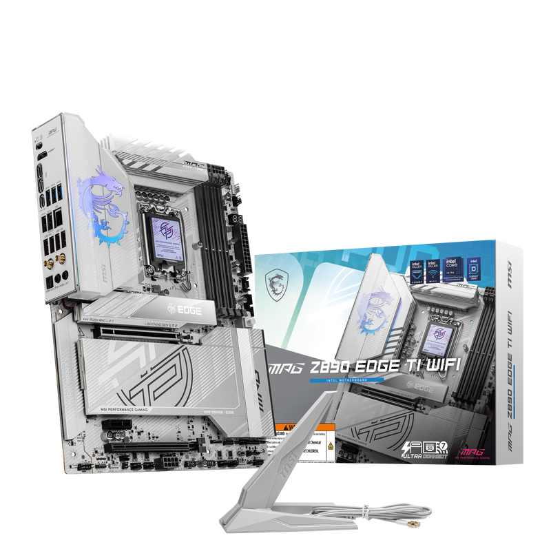 MSI MPG Z890 Edge TI WIFI hovedkort forfra