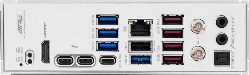 MSI MPG Z890 Edge TI WIFI hovedkort med RGB-belysning