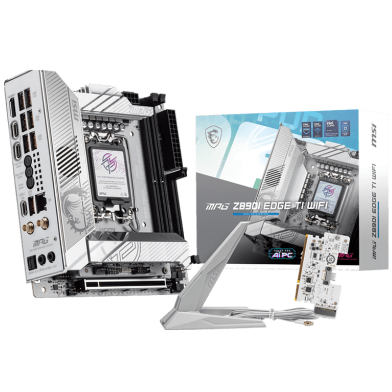 MSI MPG Z890I Edge TI WIFI hovedkort for gaming