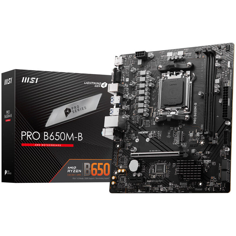 MSI Pro B650M-B hovedkort forfra