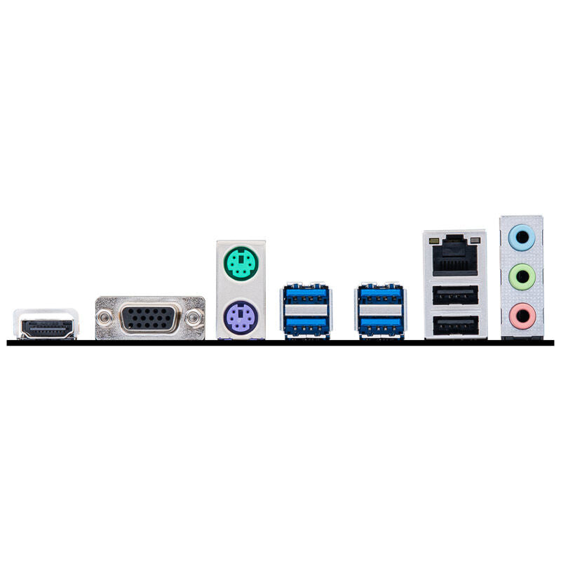 MSI Pro B650M-B hovedkort montert i PC