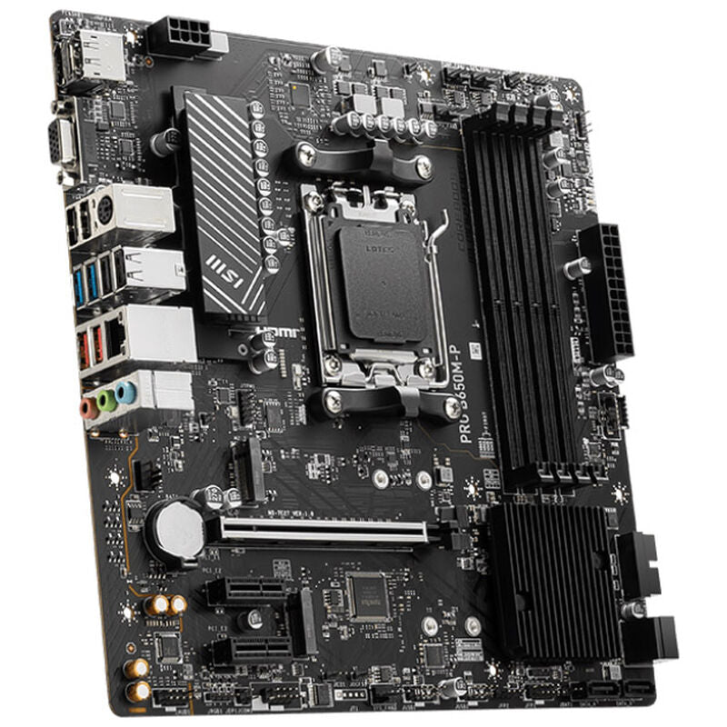 MSI Pro B650M-P hovedkort bakside