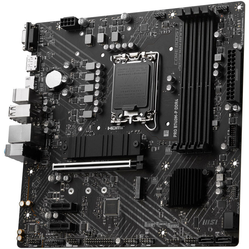 MSI Pro B760M-P hovedkort USB-porter og tilkoblinger