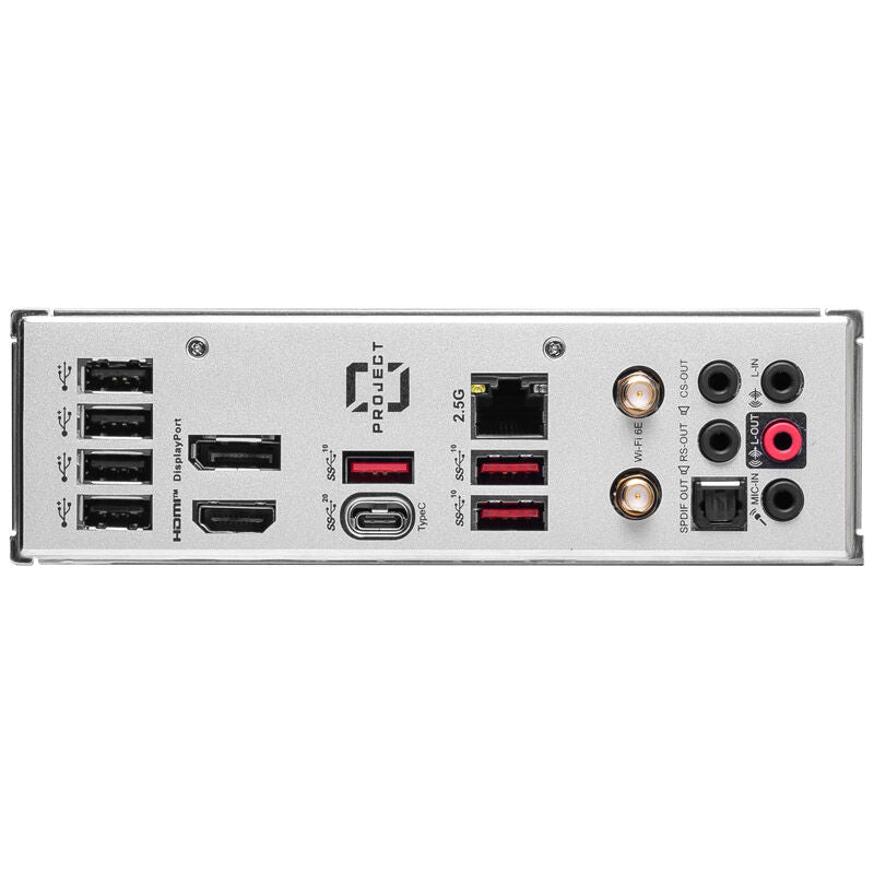 Nærbilde av MSI Pro B760M Project Zero hovedkort Micro-ATX kjøler