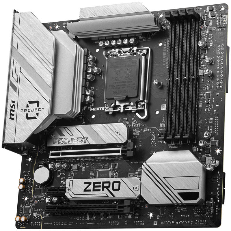 MSI Pro B760M Project Zero hovedkort Micro-ATX minnespor