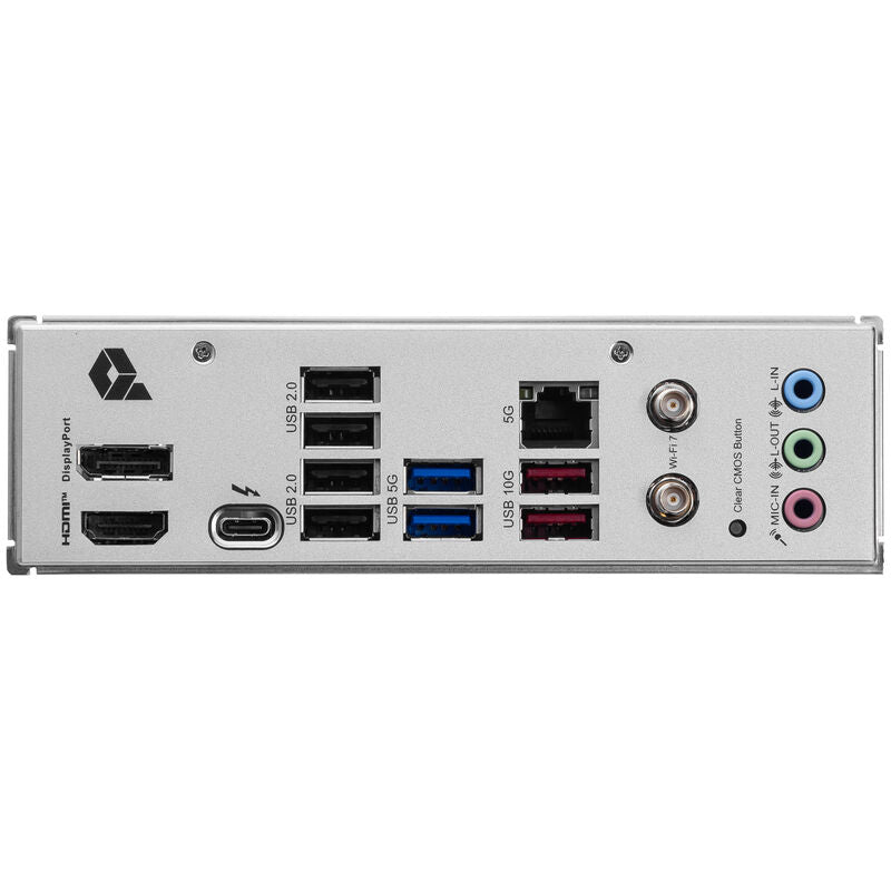 Nærbilde av MSI PRO B860-P WiFi hovedkort komponenter