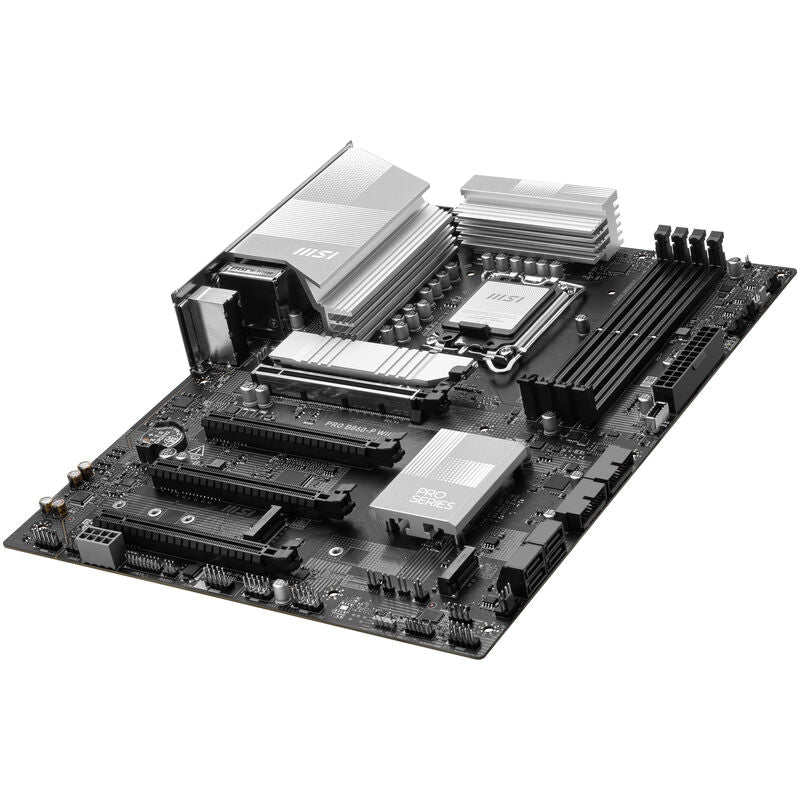 MSI PRO B860-P WiFi hovedkort montert i PC-kabinett