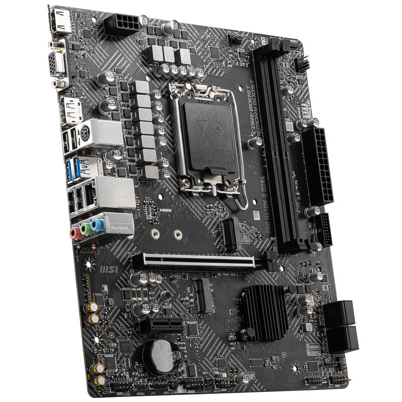MSI PRO H610M-G hovedkort bakside