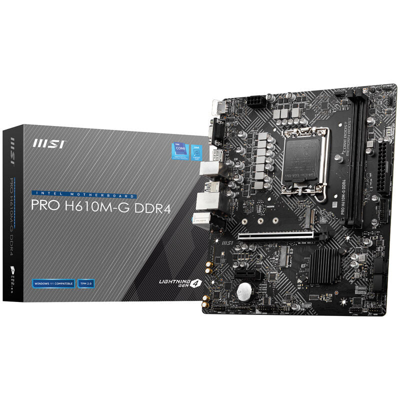 MSI PRO H610M-G hovedkort front