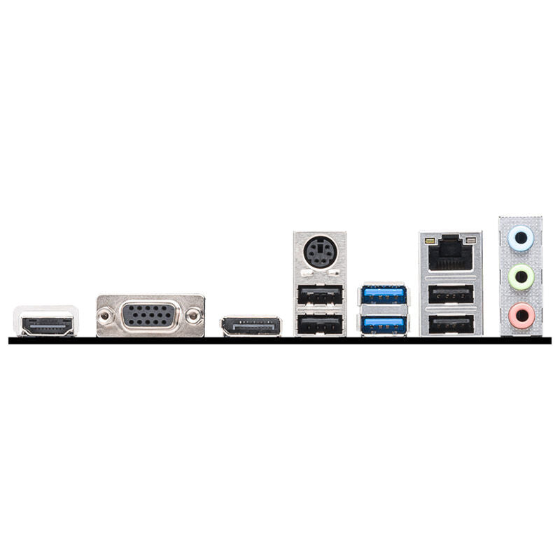 Montert MSI Pro H610M-G hovedkort i kabinett