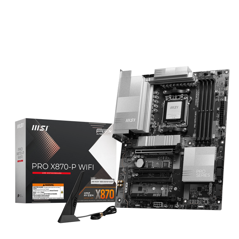 MSI Pro X870-P WiFi hovedkort forfra