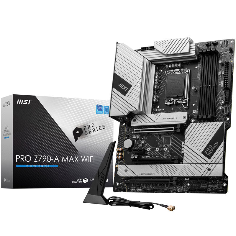 MSI Pro Z790-A Max WiFi hovedkort forfra