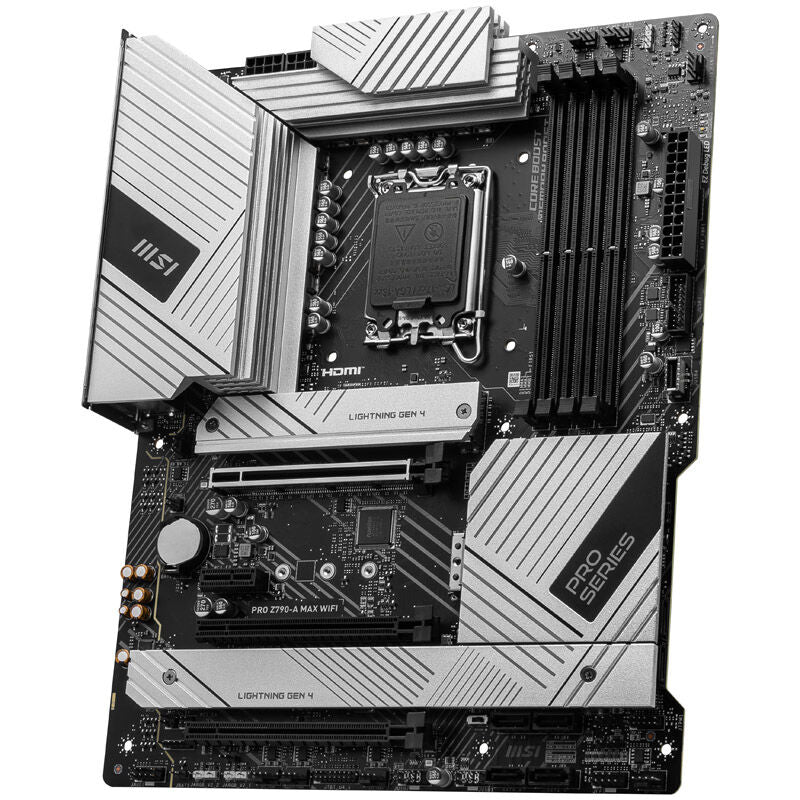 MSI Pro Z790-A Max WiFi hovedkort med tilkoblinger