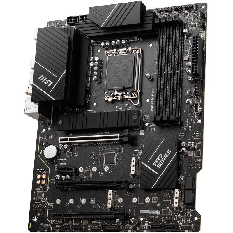 MSI Pro Z790-P WiFi hovedkort tilkoblingspanel