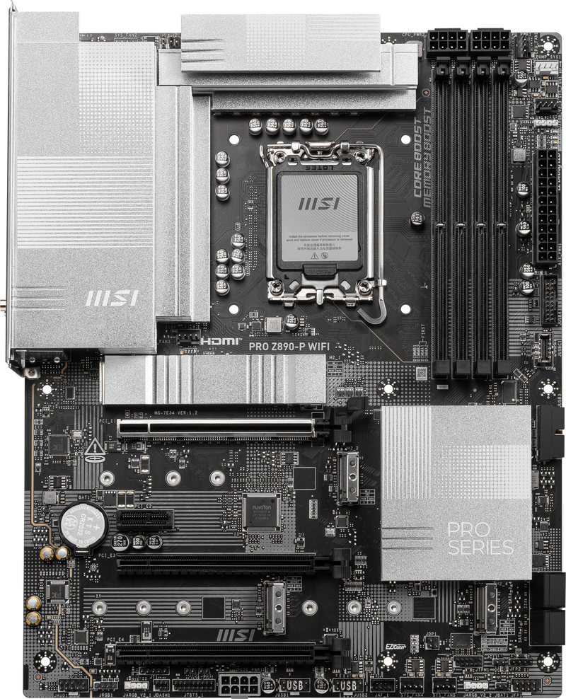 Detaljbilde av MSI PRO Z890-P WIFI hovedkort