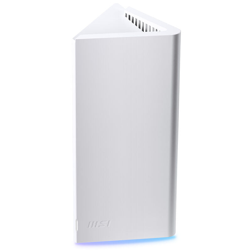 MSI Roamii BE Pro Wi-Fi 7 mesh-system montert i hjemmet