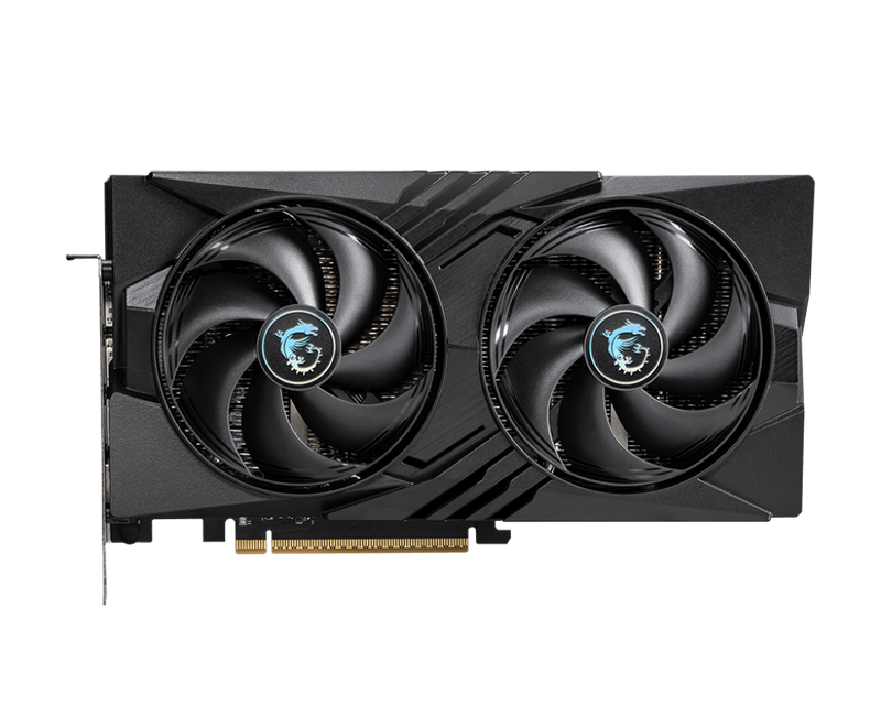 MSI RTX 5060 8G Gaming OC grafikkort bakside
