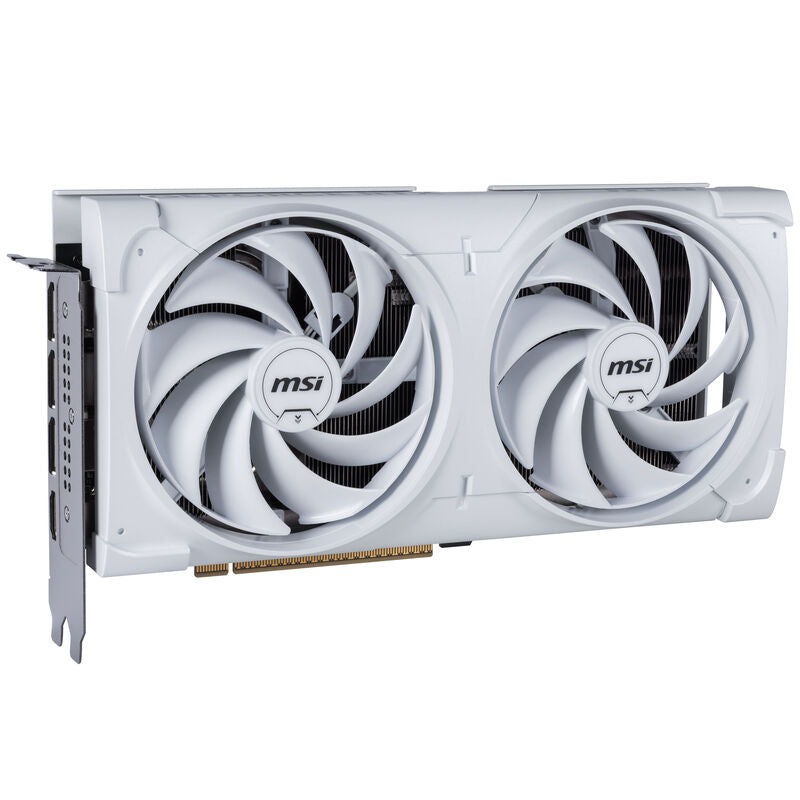 MSI RTX 5070 Ventus 2X OC White grafikkort bakside