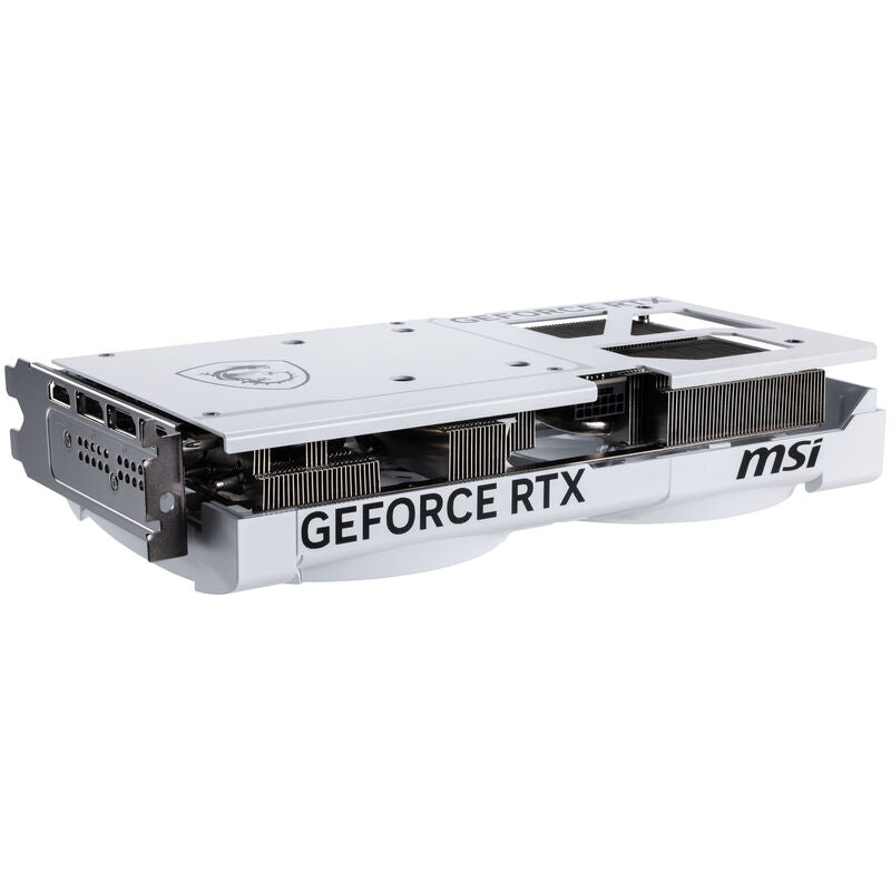 MSI RTX 5070 Ventus 2X OC White koblinger og strømtilkobling