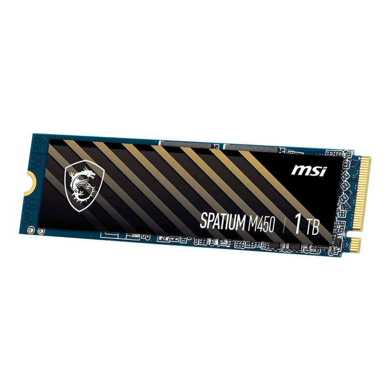 MSI Spatium M450 V1 NVMe SSD 1 TB PCIe 4.0 M.2 2280 bakside