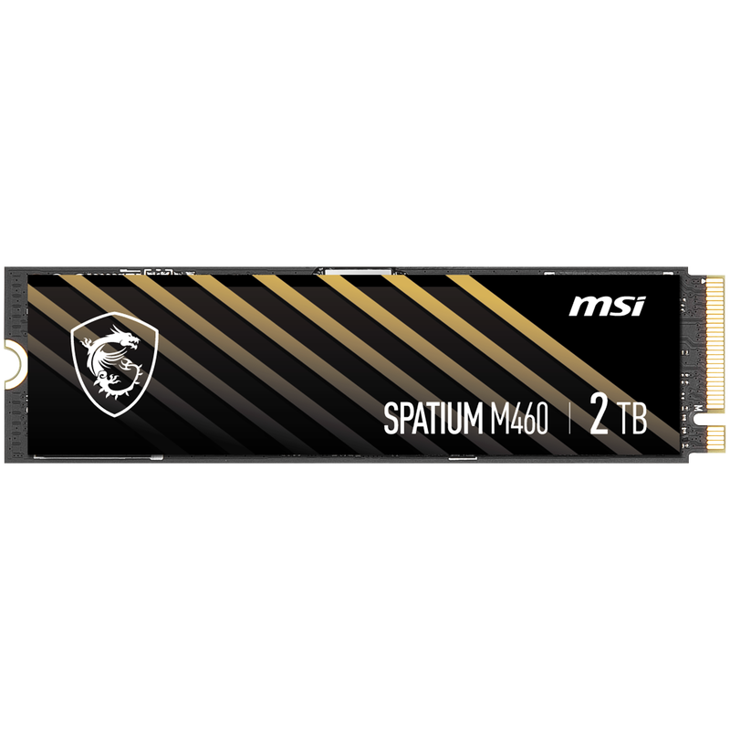 Oversiktsbilde av MSI Spatium M460 NVMe SSD 2 TB PCIe 4.0 M.2