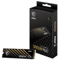 MSI Spatium M461 NVMe SSD 2 TB PCIe 4.0 M.2 forfra