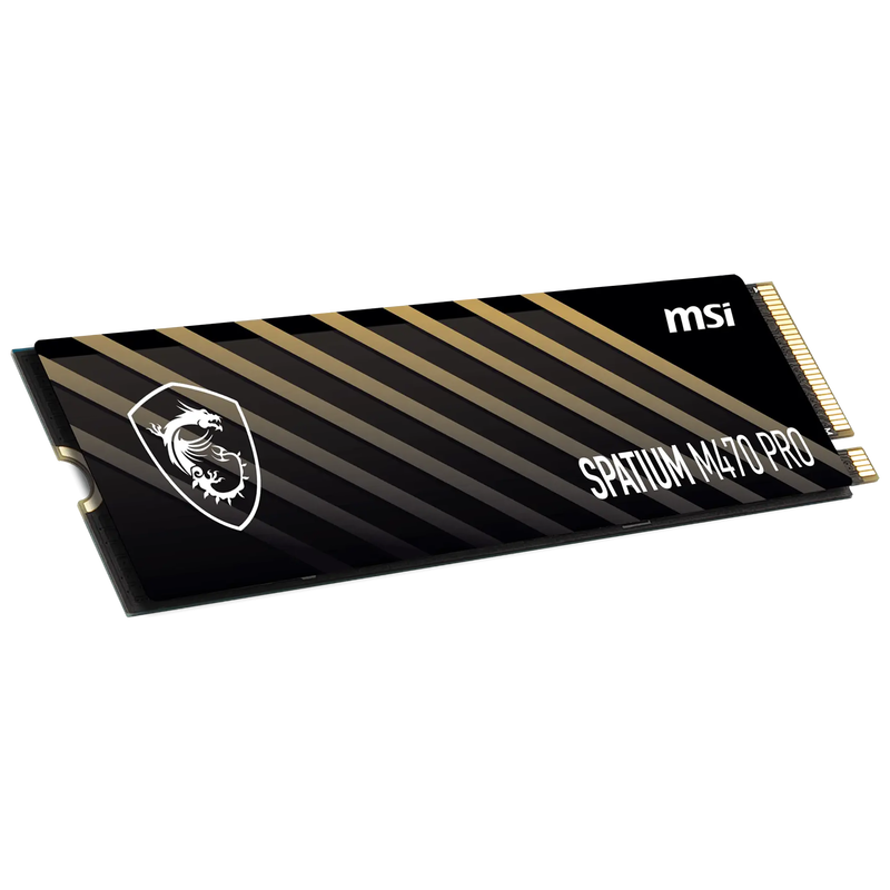 Bakside av MSI Spatium M470 Pro NVMe SSD 2 TB