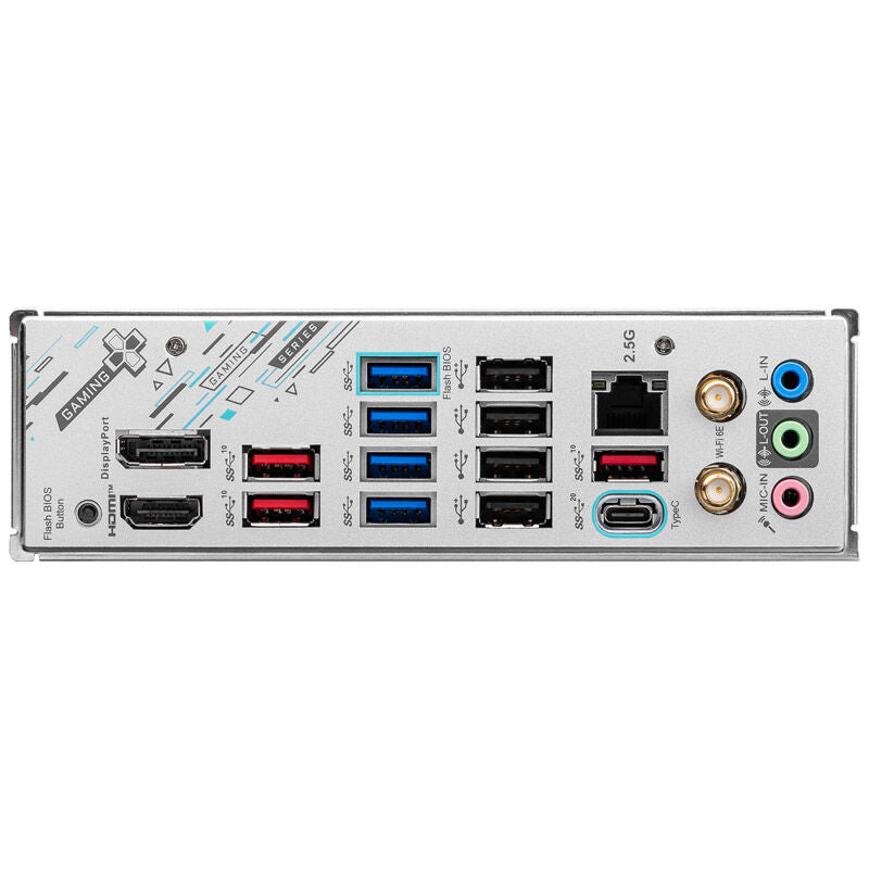MSI X670E Gaming Plus WiFi hovedkort montert i PC