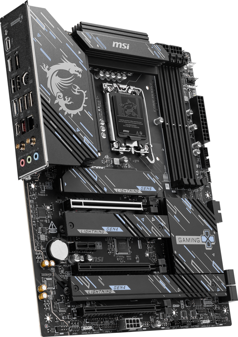 MSI Z890 Gaming Plus WIFI hovedkort bakside