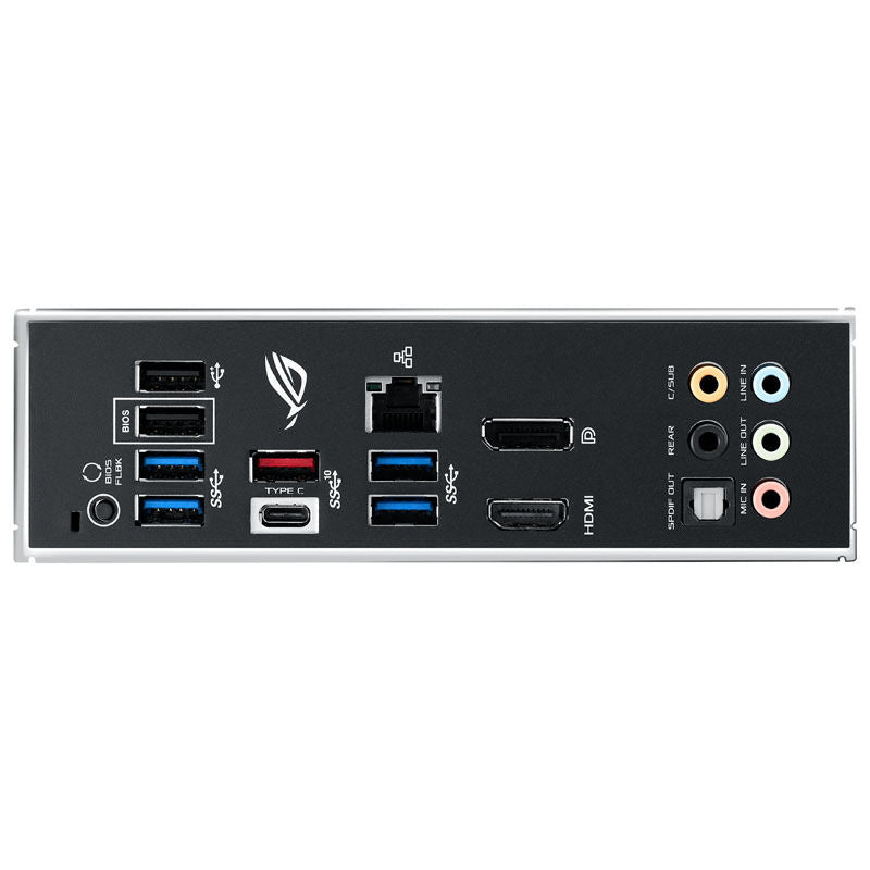 Nærbilde av ASUS ROG ROG Strix B550-F Gaming hovedkort RAM-spor
